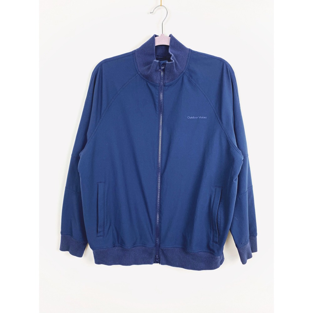 Men's Outdoor Voices High Stride Jacket Full Zip Jacket Navy Medium